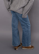 Hirana Stretch Denim Jeans | Mid Blue