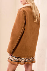 Sally Reversible Coat | Walnut