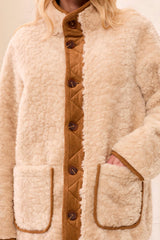 Sally Reversible Coat | Walnut