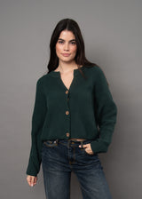 Rhaine Cardigan | Dark Green