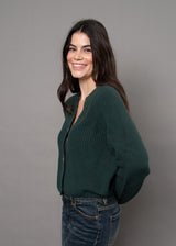 Rhaine Cardigan | Dark Green