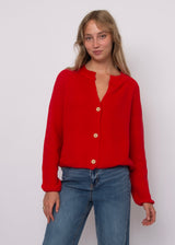 Rhaine Cardigan | Red