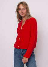 Rhaine Cardigan | Red