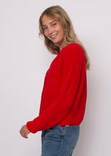 Rhaine Cardigan | Red