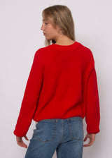 Rhaine Cardigan | Red