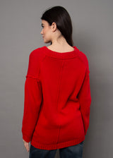 Isobel Pullover | Red