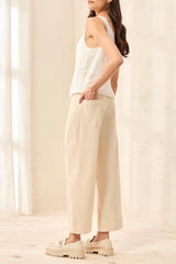 Fly High Rise Capri | Cream