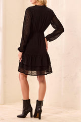 Polka Dot Dress | Black