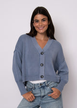 Sumire Cardigan | Acid Blue