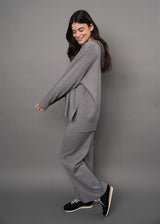 Ametrine Knit Set | Grey Melange