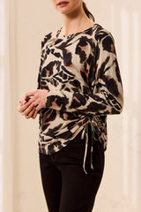 Ruching Top | Dry Sand