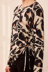 Ruching Top | Dry Sand