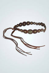Carly Leather Tie Belt | Tan