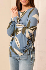 Ruching Top | Blue Fog