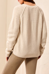 Knit Cardigan | Oatmeal