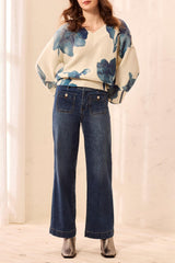 Sophia Curvy Straight Ankle Jeans | Dusk