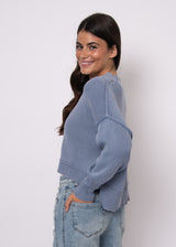 Sumire Cardigan | Acid Blue