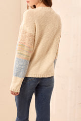 Embroidered Sweater | Azure