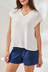 Bianca Top | Eggshell