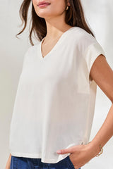 Bianca Top | Eggshell