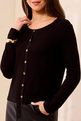 Reversible Cardi Top | Black