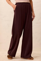 Wide Leg Pant | Saddle Brown