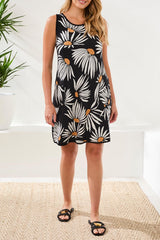 Marguerite Reversible Dress | Black