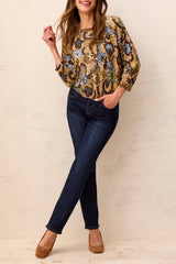 Sophia Straight Leg Jeans | Deep Ocean