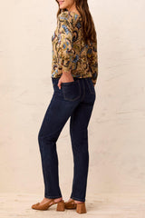 Sophia Straight Leg Jeans | Deep Ocean