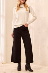 Comfort Stretch High Rise Pant | Black