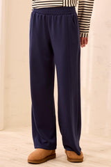 Pull On Ankle Pant | Jet Blue