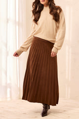 Pleated Skirt | Hickory