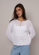 Moana Pullover | White