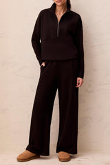 Pull On Ankle Pant | Black