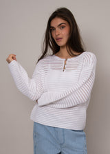 Moana Pullover | White