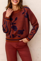 Floral Crewneck Sweater | Cedar