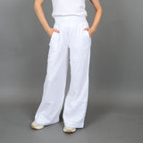 Anokia Gauze Pants | White - FINAL SALE