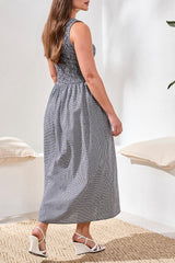 Eloise Dress | Black Gingham
