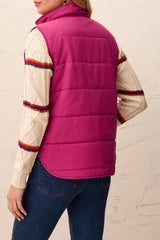 Packable Puffer Vest | Mulberry