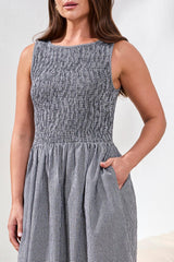 Eloise Dress | Black Gingham