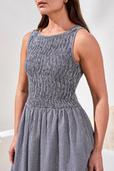 Eloise Dress | Black Gingham