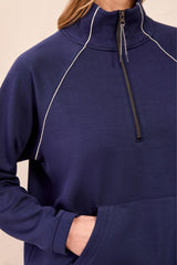 Raglan Pop Over | Jet Blue