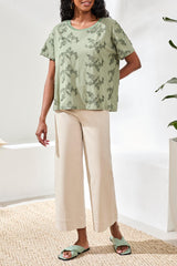Flora Tee | Moss