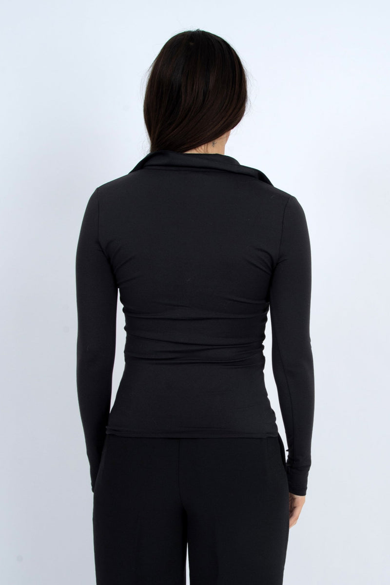 Jori Long Sleeve Top | Black