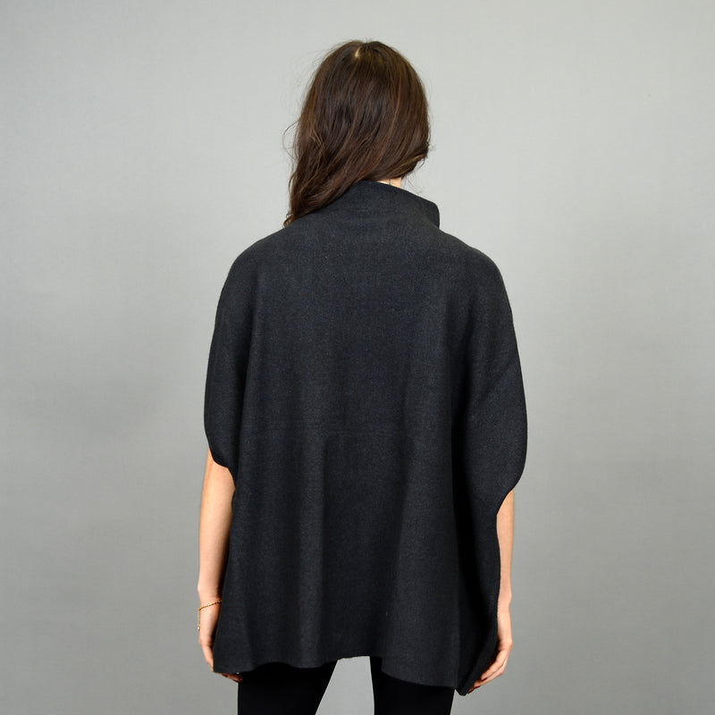 Cosima Poncho | Ash Grey Melange