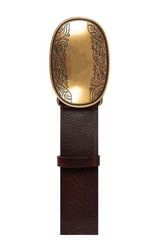 Smooth Leather Belt | Brown