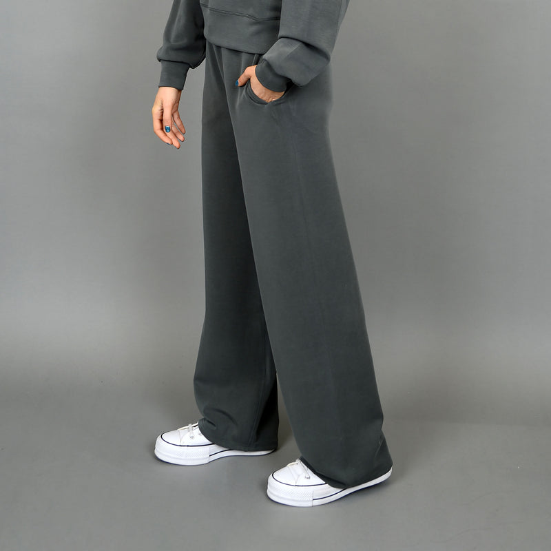 Victoria Wide Leg Pants | Dark Ivy