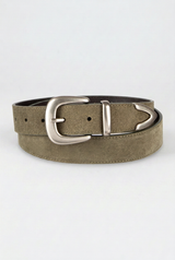 Dakota Suede Belt | Green