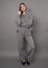Ametrine Knit Set | Grey Melange