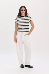 Villa Drawstring Barrel Leg Pant | Lamb